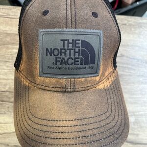 The North Face Brown and Black Trucker Hat